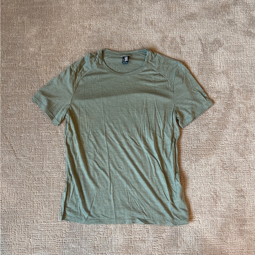 Icebreaker Sage Green Short Sleeve Tee